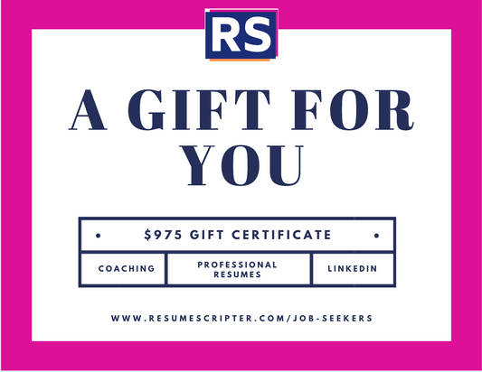 Resume Scripter Gift Card